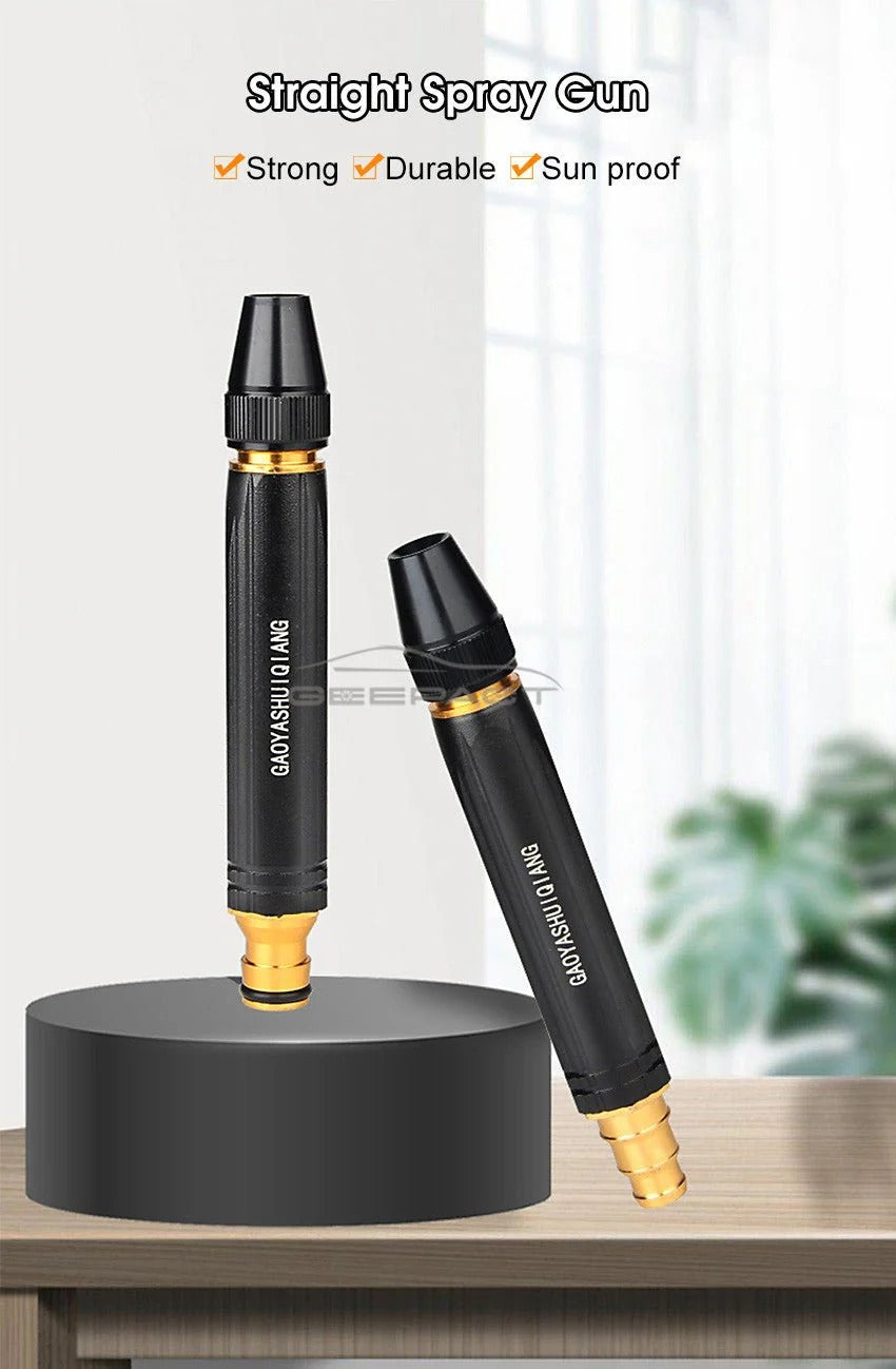 💦 Portable Hose Nozzle 🚿 Adjustable Spray for Car Wash, Garden & Cleaning 🌿 ALSOUQMART