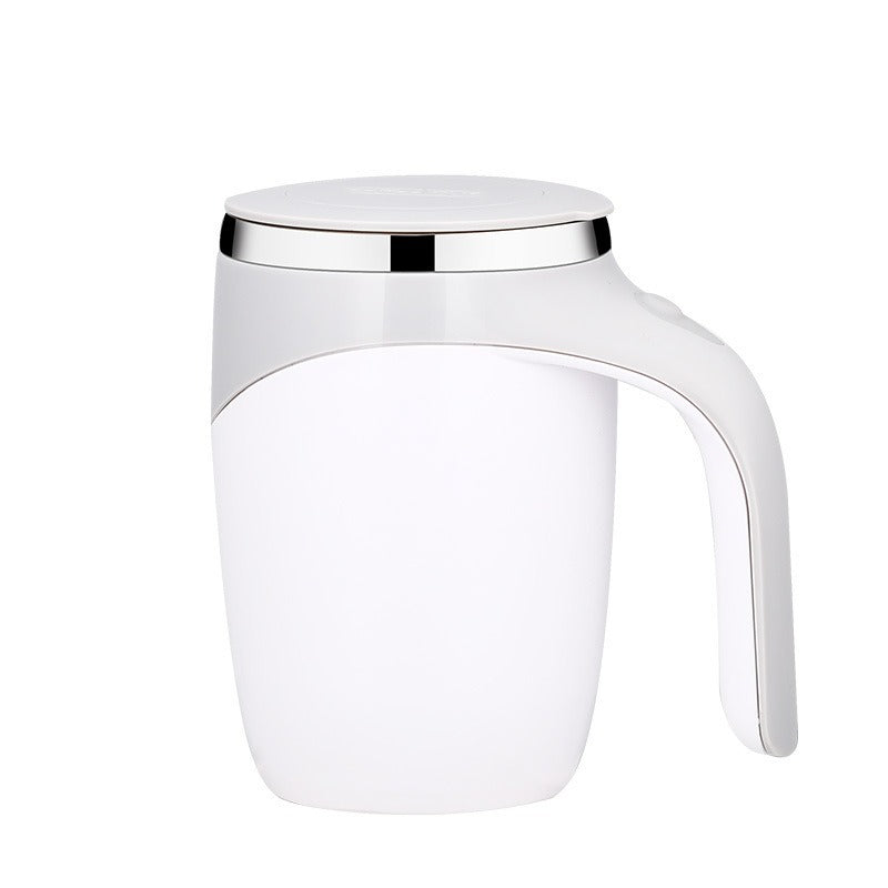 ☕ Electric Stirring Coffee Mug ⚡ Auto Magnetic Cup 🔋 USB Rechargeable Mug 🌀 ALSOUQMART