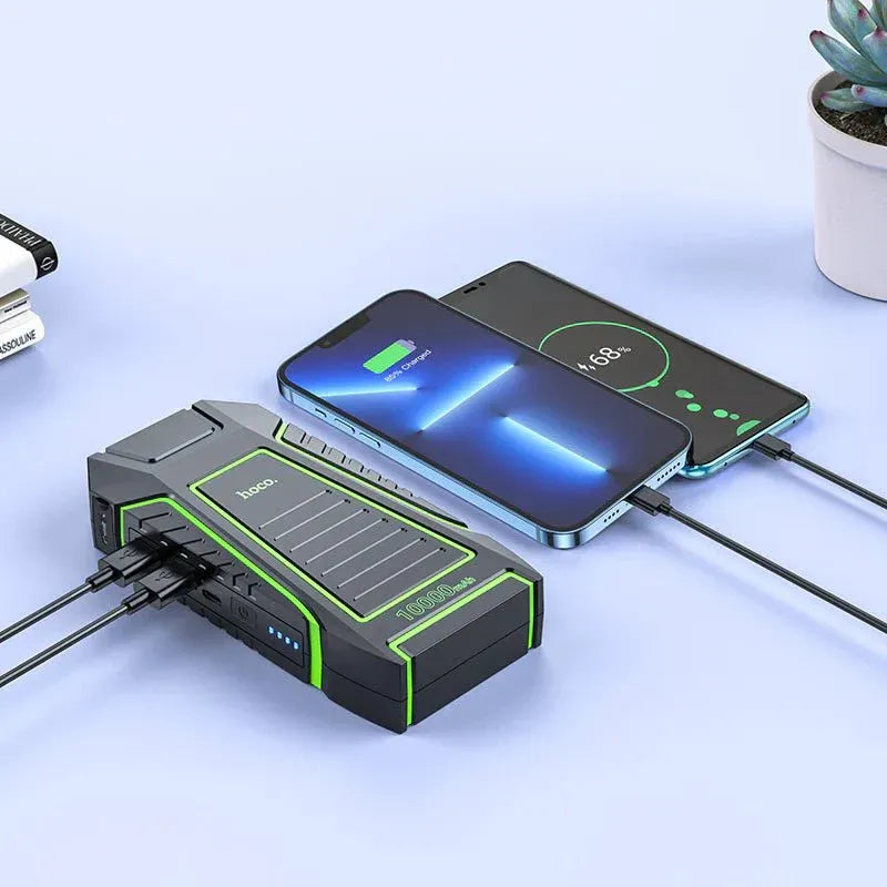 🚗 Hoco Smart Jump Starter ⚡ Portable Power Bank 🔋 Emergency Start (QS1) ✅ ALSOUQMART