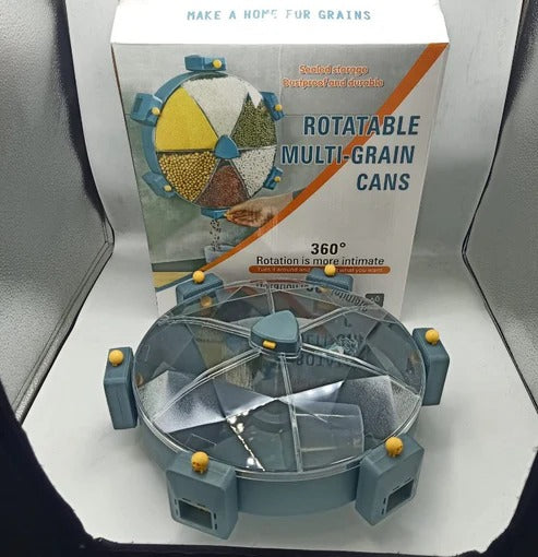 🔒 Food Grains Storage Box 🍚 Airtight Cereal Dispenser 📦 Moisture-Proof Container ALSOUQMART