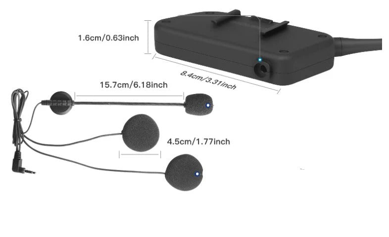 800m Bluetooth Range 🏍 5 Riders Link 🔊 Single Pack ALSOUQMART