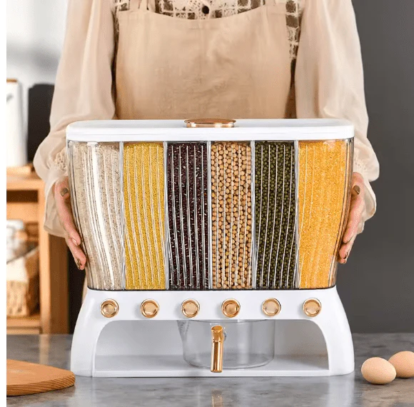 Airtight Multi-Grain Storage Organizer ALSOUQMART