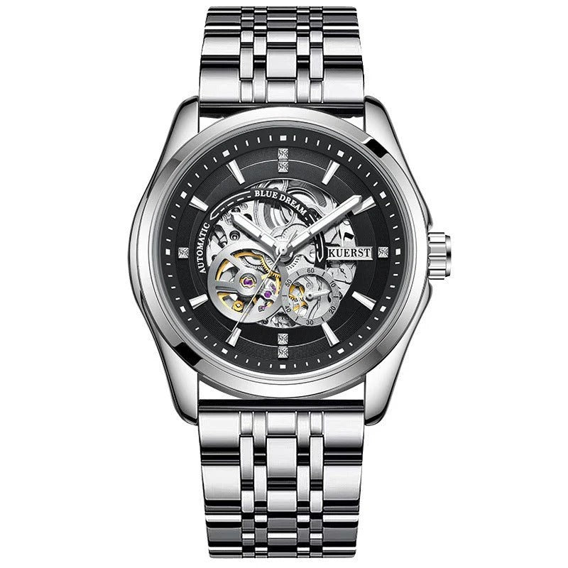💡⌚ Strong Luminous ⚙ Automatic Mechanical Waterproof Watch 💦🧭🔥 ALSOUQMART