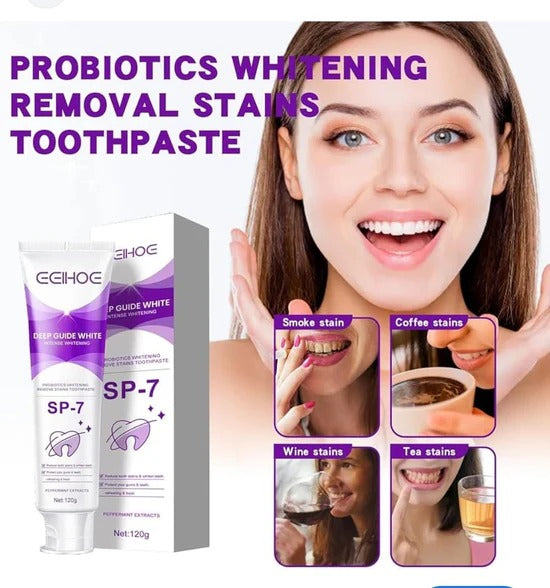 🦷 Deep Clean Toothpaste 120g 🌿 Long-Lasting Fresh Breath & Whitening Care ✨ ALSOUQMART