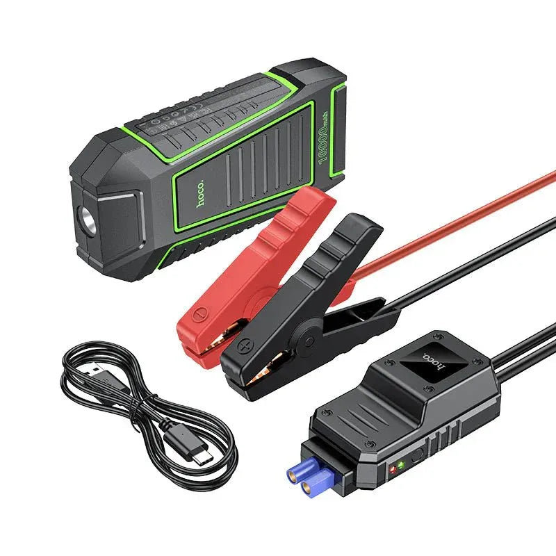 🚗 Hoco Smart Jump Starter ⚡ Portable Power Bank 🔋 Emergency Start (QS1) ✅ ALSOUQMART