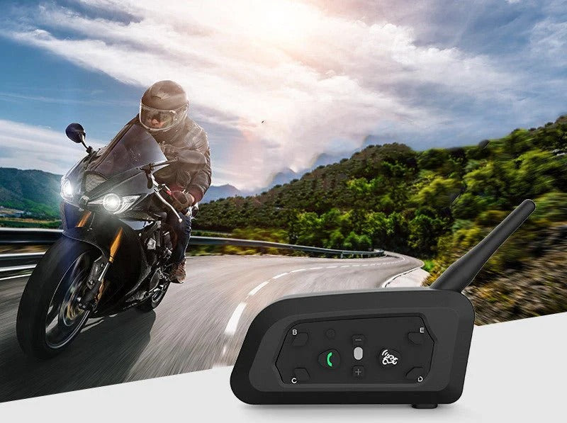 800m Bluetooth Range 🏍 5 Riders Link 🔊 Single Pack ALSOUQMART