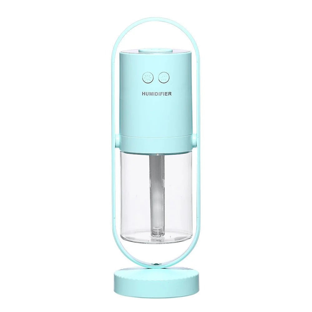 🌙 Magic Shadow Humidifier 💧 LED Night Light 🌈 USB Mist Maker for Home & Car 🚗 ALSOUQMART