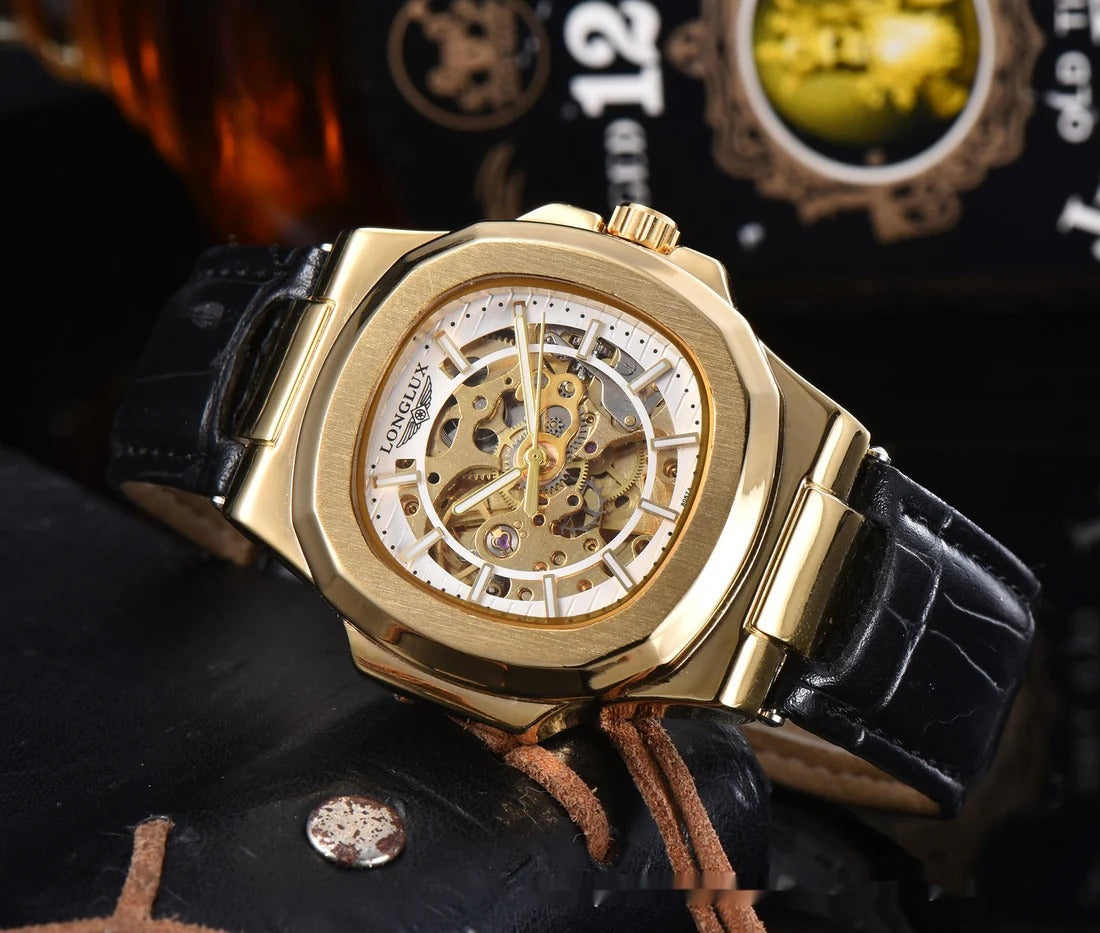 Men's Waterproof Mechanical Watch 🧭💼💦 ALSOUQMART