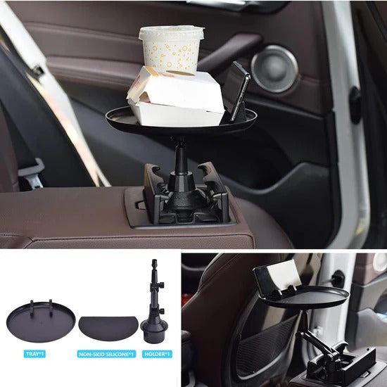 🍔 Car Cup Holder Tray 🍟 Enjoy Snacks & Drinks Easily While You Drive 🚗🛻 ALSOUQMART