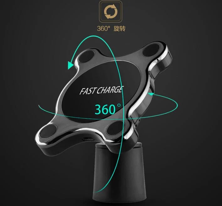 🔋 MagSafe Qi Wireless Car Charger 🚗 Strong Magnetic Mount ⚡ iPhone Friendly ALSOUQMART