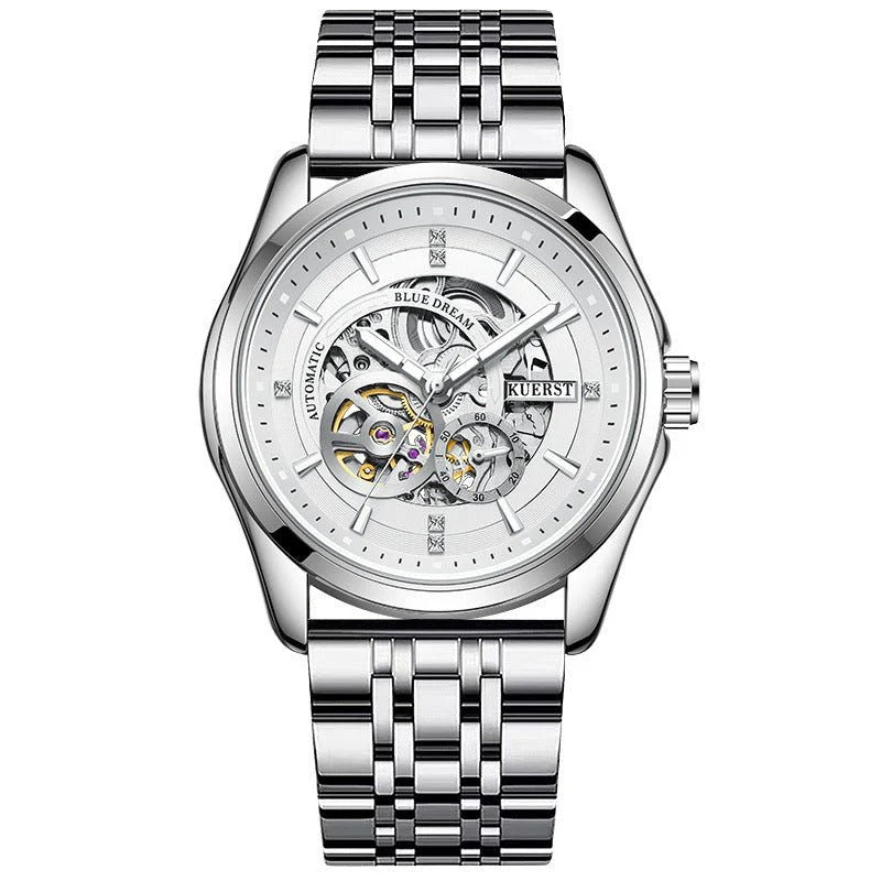 💡⌚ Strong Luminous ⚙ Automatic Mechanical Waterproof Watch 💦🧭🔥 ALSOUQMART